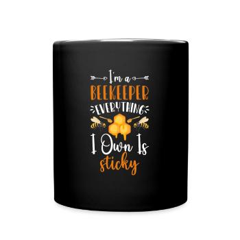 Apiculture Abeilles Insectes Nature - Mug uni - noir - Devant
