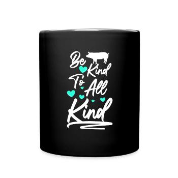 Végétalien Bien-être animal Mode de vie Animaux - Mug uni - noir - Devant