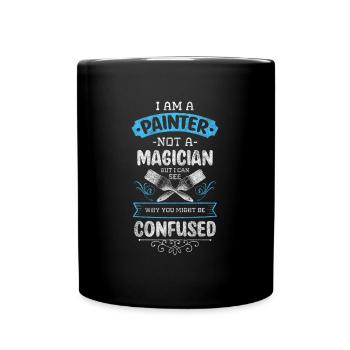 Painter Paint Spray Can - Full Colour Mug - black - Front