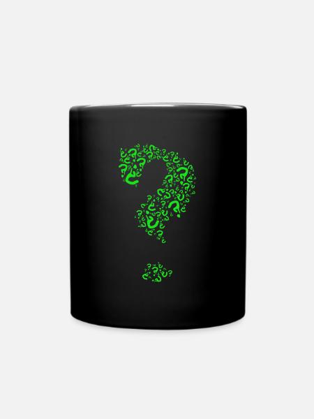 point d'interrodation - Mug uni - noir