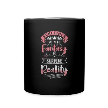 Fantasy Dream Magic - Full Colour Mug - black - Front