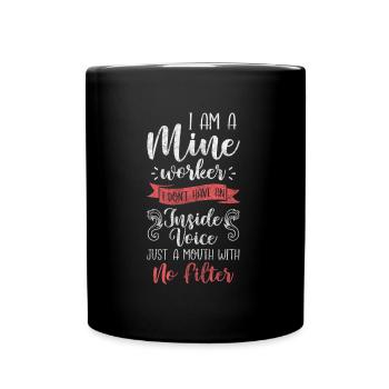 Mining Mining Stones - Full Colour Mug - black - Front