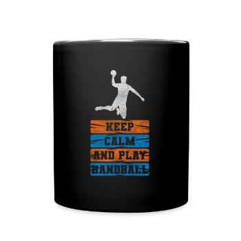 Handballer Competition Goal - Full Colour Mug - black - Front