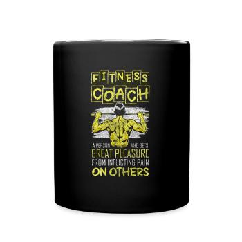 Fitness Gym Pumps Athletes - Full Colour Mug - black - Front