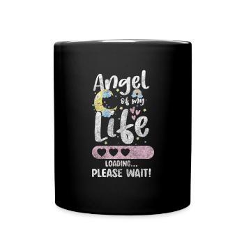 Bébé, Mère, Enfant - Mug uni - noir - Devant