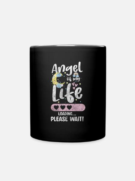 Baby Mutter Kind - Tasse einfarbig - Schwarz