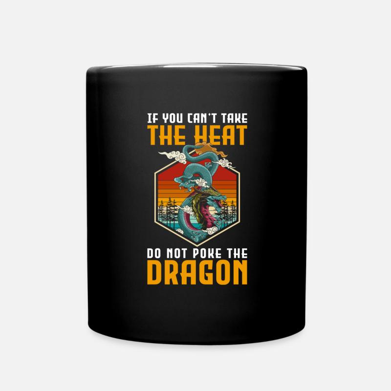 Fantasy Mythical Creature Strength Design - Full Colour Mug - black