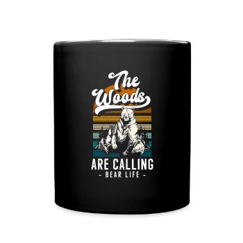 Bear Strong Fur Zodiac Sign - Full Colour Mug - black - Front