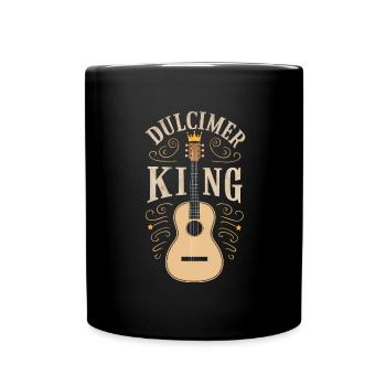 Geschenk für Hackbrettliebhaber - Tasse einfarbig - Schwarz - Vorne