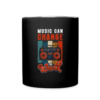 Music Music School Orchestra - Full Colour Mug - black - Front