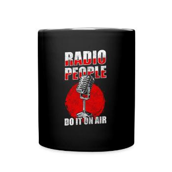 Fréquence vocale de l’émission de radio - Mug uni - noir - Devant