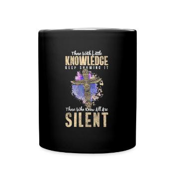 Native Chieftain Icons - Full Colour Mug - black - Front