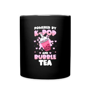 Bubble Tea Cute Syrup Tapioca - Full Colour Mug - black - Front
