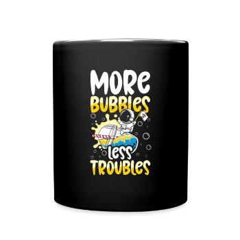 Bubble Tea Drink Taiwan - Full Colour Mug - black - Front
