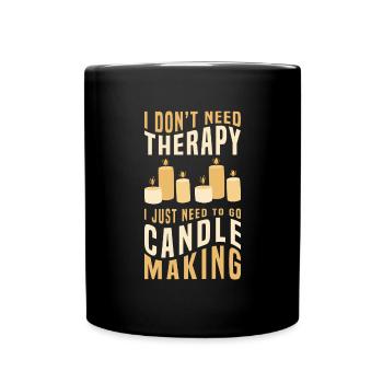 Candlelight Date Going Out Wick - Full Colour Mug - black - Front