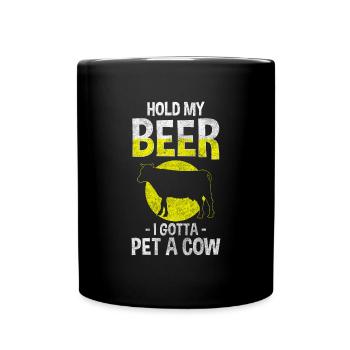 Boeuf Stable Doux - Mug uni - noir - Devant