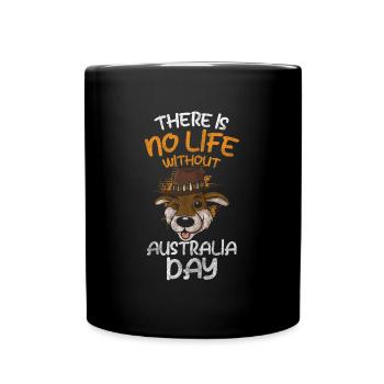 Australia Koala Flag Holiday Country - Full Colour Mug - black - Front