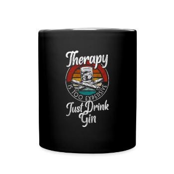cocktail bartender bachelor party - Full Colour Mug - black - Front