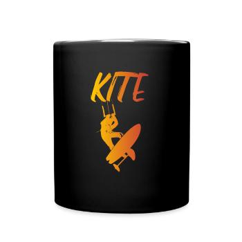 Kite - Full Colour Mug - black - Front