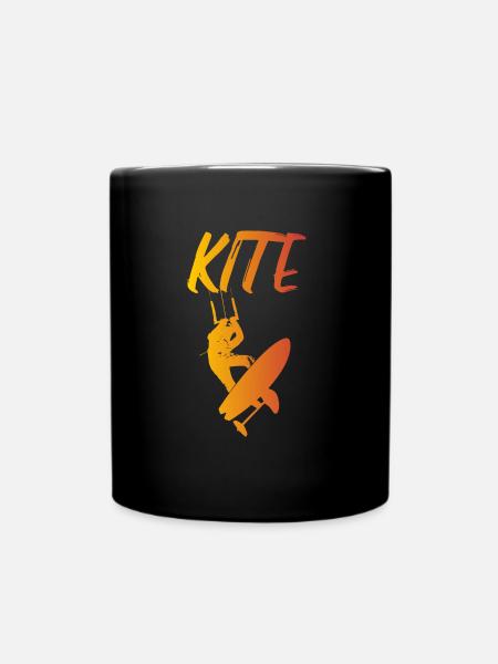 Kite - Tasse einfarbig - Schwarz