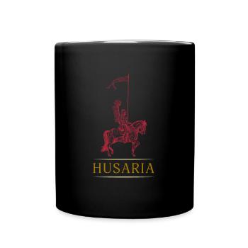 Polnische Kavallerie Militär Geflügelte Husaren Po - Tasse einfarbig - Schwarz - Vorne