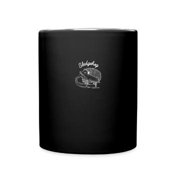Cool SledgeHog Hedge Hogs Pet - Tasse einfarbig - Schwarz - Vorne