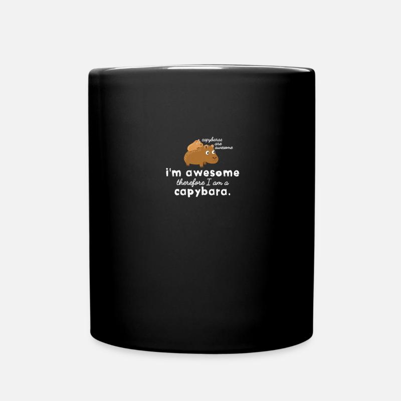 I Am A Capybara - Tasse einfarbig - Schwarz