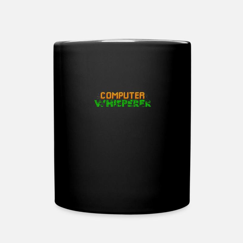 Computer Whisperer - Computer Science Programmer - Tasse einfarbig - Schwarz