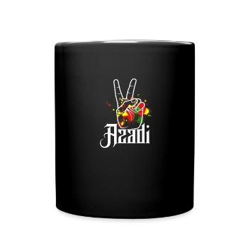 Kurd Azadi Newroz - Tasse einfarbig - Schwarz - Vorne