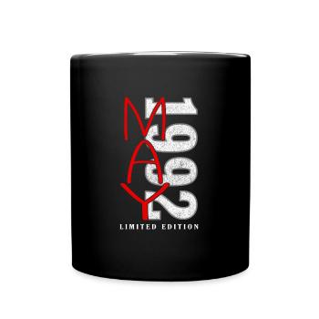 Mai 1992 - Tasse einfarbig - Schwarz - Vorne