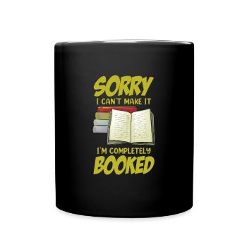 Funny Bookworm Book Lover Saying Reading - Tasse einfarbig - Schwarz - Vorne