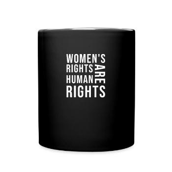 Les droits des femmes sont des droits humains - Mug uni - noir - Devant