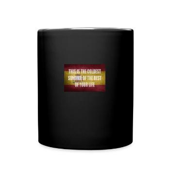 l’été le plus froid du reste de votre vie Espagne - Mug uni - noir - Devant