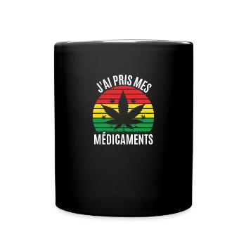 j'ai pris mes médicaments - Mug uni - noir - Devant
