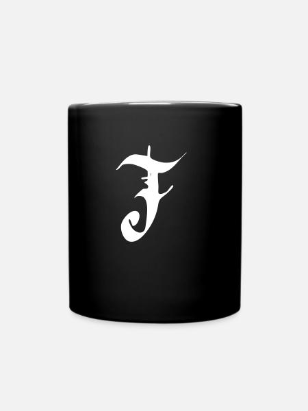 F - Tasse einfarbig - Schwarz