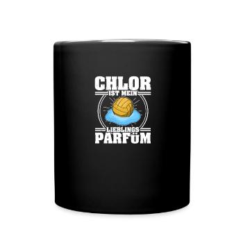 Wasserballer Wassersport Wasserball Team Spruch - Tasse einfarbig - Schwarz - Vorne