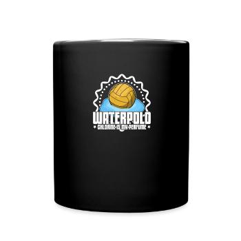Wasserball Wassersport Wasserballer Team Spruch - Tasse einfarbig - Schwarz - Vorne