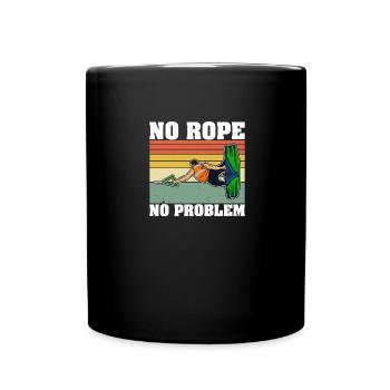 Water ski skilift Wakeboarder wakeboarding - Tasse einfarbig - Schwarz - Vorne