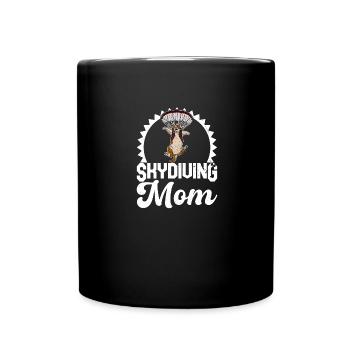 Skydiver Skydiving Catdiver paraglider Freefly - Tasse einfarbig - Schwarz - Vorne