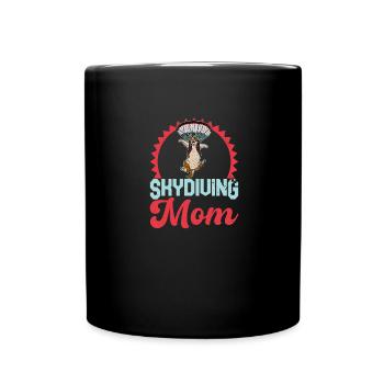 Skydiver Skydiving Catdiver paraglider Freefly - Tasse einfarbig - Schwarz - Vorne