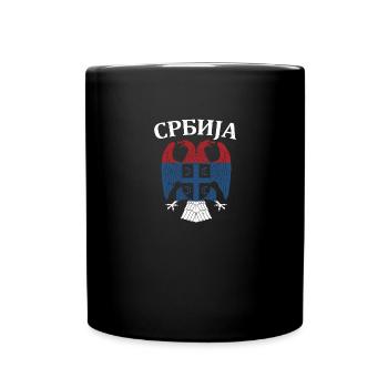 Srbija Serbia Serbian Serbian Yugoslavija Belgrade - Tasse einfarbig - Schwarz - Vorne