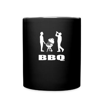 BBQ - Tasse einfarbig - Schwarz - Vorne