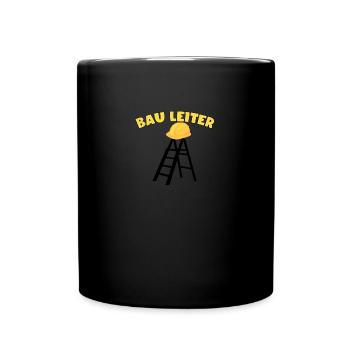 Unique, designed by site managers and construction sites - Full Colour Mug - black - Front