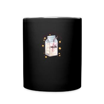 Sensibilisation contre l’intolérance au lactose Pas de lait - Mug uni - noir - Devant