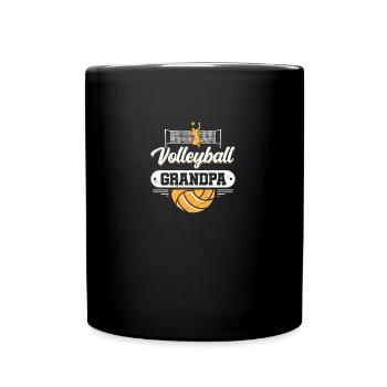 Volleyball grandpa trainer Sweet - Full Colour Mug - black - Front