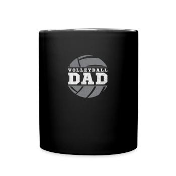 Volleyball dad coach - Full Colour Mug - black - Front