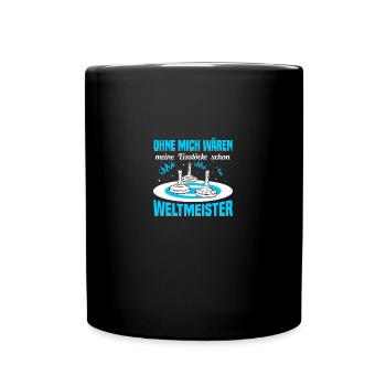 Winter sports Curling Curling - Full Colour Mug - black - Front