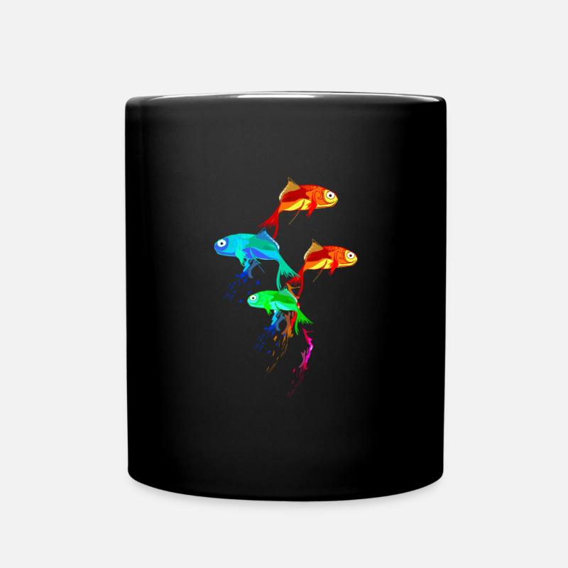 Aquarium - Tasse einfarbig - Schwarz