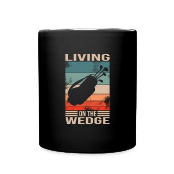 Golf - Tasse einfarbig - Schwarz - Vorne