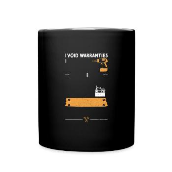 I Void Warranties - Handyman - Full Colour Mug - black - Front
